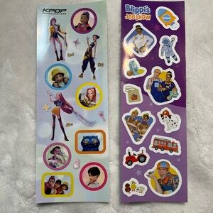 KPOP AND Blippis JobShow Stickers